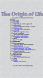 Mobile Screenshot of originoflife.net
